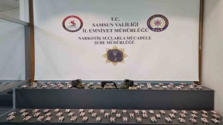 Samsunda narkotik operasyonu: 5 bin 516 sentetik ecza ele geçirildi
