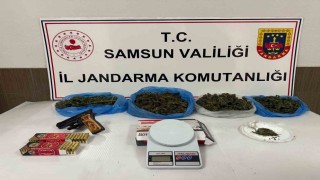 Samsunda uyuşturucu ve kaçak silah operasyonları: 3 gözaltı