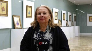 Sanatçı Ruhsar Özer, 53 minyatür eserini Kütahyada sergiledi