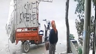 Sanayi sitesindeki hırsızlık güvenlik kamerasında