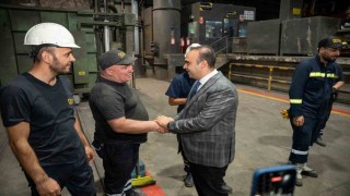 Sanayi ve Teknoloji Bakanı Mehmet Fatih Kacır, Kutes fabrikasını ziyaret etti