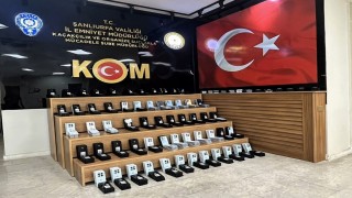 Şanlıurfada 9 milyon 600 bin TL değerinde 645 adet kaçak telefon ele geçirildi