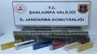 Şanlıurfada bin 960 paket kaçak sigara ele geçirildi