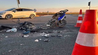 Şanlıurfada kamyon ile elektrikli bisiklet çarpıştı: 2 yaralı