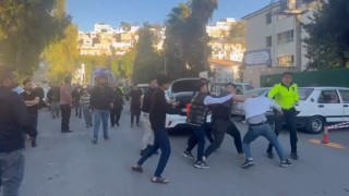 Şanlıurfada kaza sonrası kavga kamerada