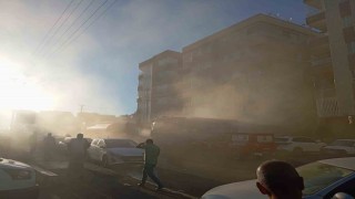 Şanlıurfada medikal malzeme deposunda yangın