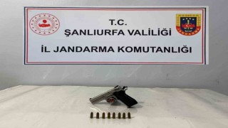 Şanlıurfada ruhsatsız silah ele geçirildi