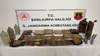 Şanlıurfada tarihi eser operasyonu: 2 gözaltı