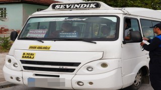 Şehir içi dolmuşlarda trafik denetimi