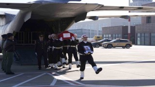 Şehit Piyade Er Eyüp Günerin naaşı memleketi Gaziantepte