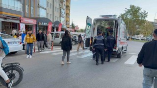 Seydişehirde bisiklet ile motosiklet çarpıştı: 2 yaralı