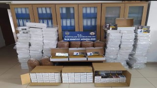 Siirtte 140 kilo tütün ve 30 bin makaron ele geçirildi