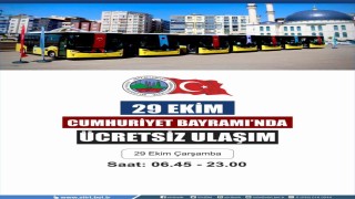 Siirtte 29 Ekimde toplu taşıma ücretsiz