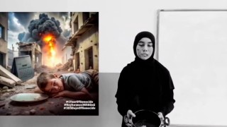 Sındırgıda öğrencilerden anlamlı Gazze mesajı