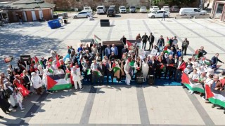 Sinopta kadınlar Gazze için el ele