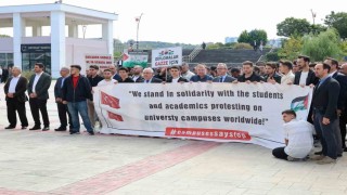 Sinopta üniversite öğrencilerinden Gazzeye destek