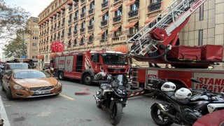 Şişlide ısı yalıtımı sırasında çıkan yangın paniğe neden oldu