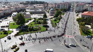 Sivaslı kadınlardan Gazze için Sessiz çığlık zinciri