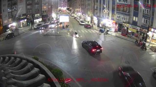 Sivasta trafik kazaları kameralara yansıdı