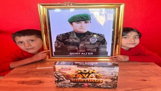 Siverek kamışlı ilkokulunda şehitlerimiz için anlamlı çalışma