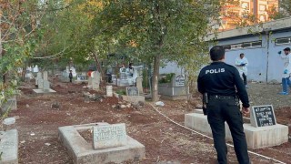 Siverekte mezarlıkta bebek cesedi bulundu