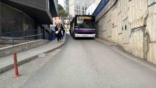 Şoförün ani manevrası faciayı önledi