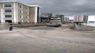 Söke yeni Hükümet Konağı çevresinde yol düzenleme çalışması