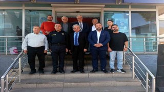 Sökeli gazeteciler, Emniyet Müdürü Çetinkaya ile görüştü