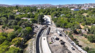 Şorşor deresindeki taşkın koruma çalışmalarında sona gelindi