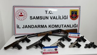 Sosyal medyada silahla havaya ateş ettikleri tespit edilen 10 kişi yakalandı