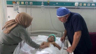 Suriyede akciğer kisti patlayan 7 yaşındaki çocuk Şanlıurfada kurtarıldı