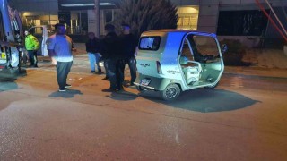 Takla atan elektrikli treeporterde 1 kişi yaralandı