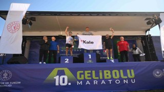 Tarihi Alanda düzenlenen Uluslararası Gelibolu Maratonu sona erdi