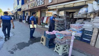 Tarsusta kaldırım işgaline izin verilmiyor