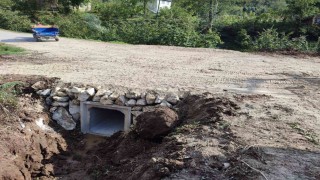 Taşkın  riskine karşı kutu menfez çalışması