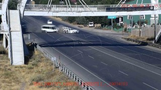 Tatvanda trafik kazaları kamaraya yansıdı