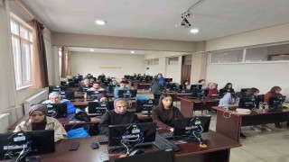 Tavşanlıda 10 Parmak Klavye Kursuna yoğun ilgi