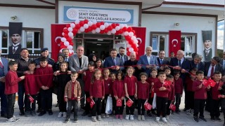 Tavşanlıda yapımı tamamlanan ilkokul hizmete açıldı