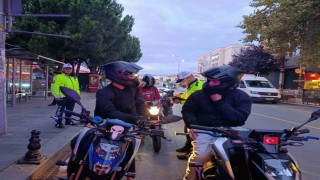 Tekirdağ Polisi gürültü kirliliğine geçit vermedi: Abart egzoz kullanan sürücülere ceza yağdı