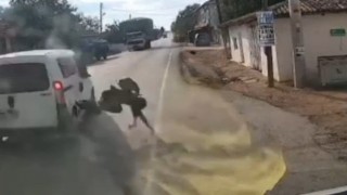 Tekirdağda hafif ticari araç çocuğa çarptı