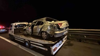 TEM Otoyolunda feci kaza: 1i ağır 3 yaralı