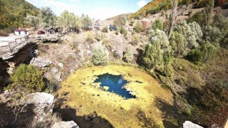 Timsah gözü hazan güzelliğiyle büyülüyor