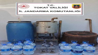 Tokatta 2 ayda 292 litre kaçak içki ele geçirildi