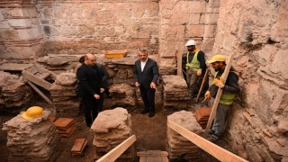 Toprak altından çıkan hazine Gazimihal Hamamı