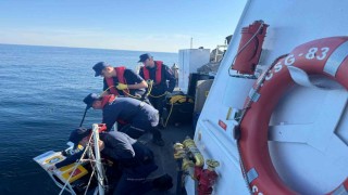 Trabzonda denizde kaybolan şahsı arama çalışmaları sürüyor