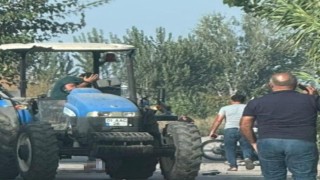 Traktöre arkadan çarpan motosiklet sürücüsü hayatını kaybetti