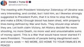 Trumptan Zelenskiy görüşmesi hakkında açıklama: Ona bir anlaşma yapma zamanının geldiğini söyledim