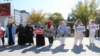 Uşaklı kadınlardan Gazze için sessiz çığlık