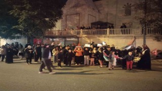 Üsküdarda McDonalds şubesi açılmasını istemeyen mahalleliden protesto