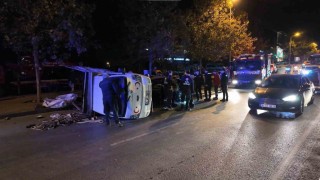 Uyuşturucu etkisindeki sürücü kaza yaptı: Araçtan yüklü miktarda uyuşturucu çıktı